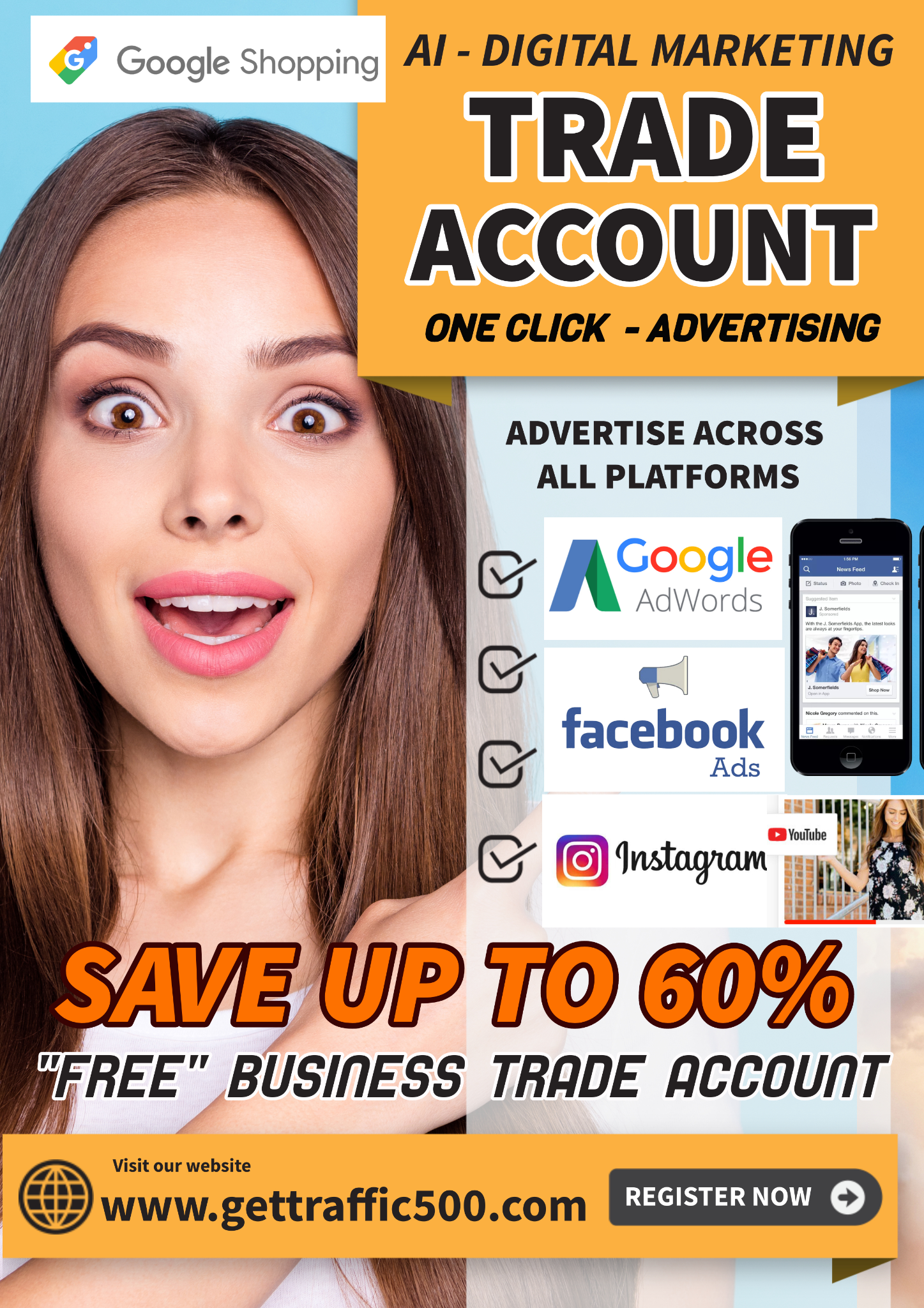 Get Traffic 500 AI digital marketing trade account